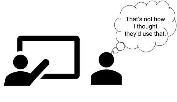 Working with designers on internal products