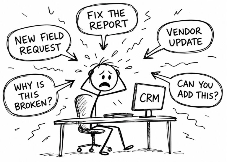 You didn't sign up to own the CRM