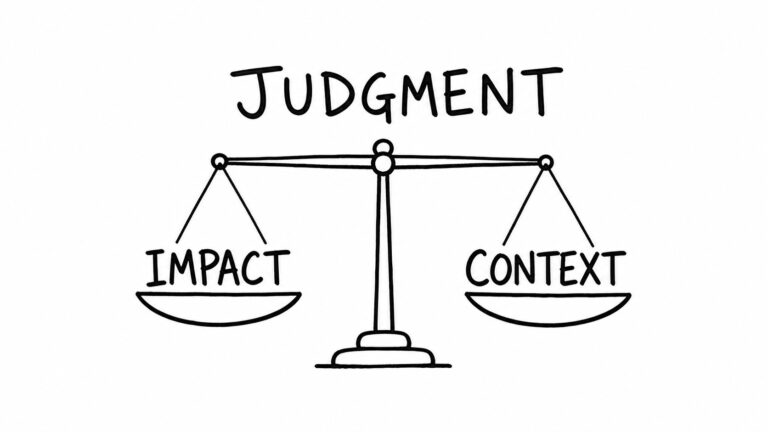 Judgment: The habit that quietly makes BA and PM careers