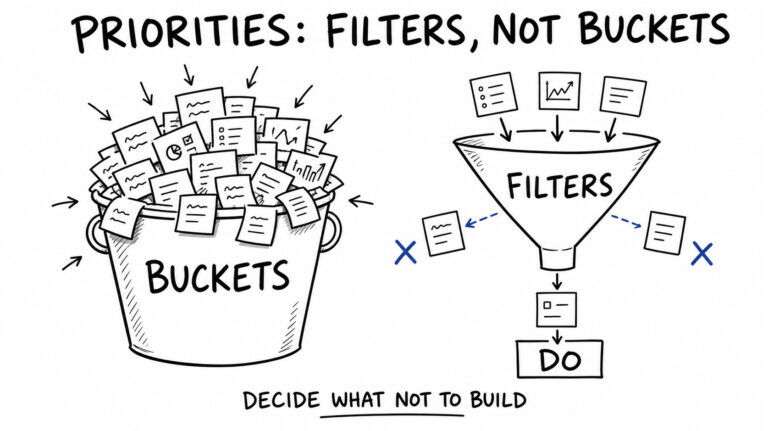 Prioritization is picking what you do and don’t build